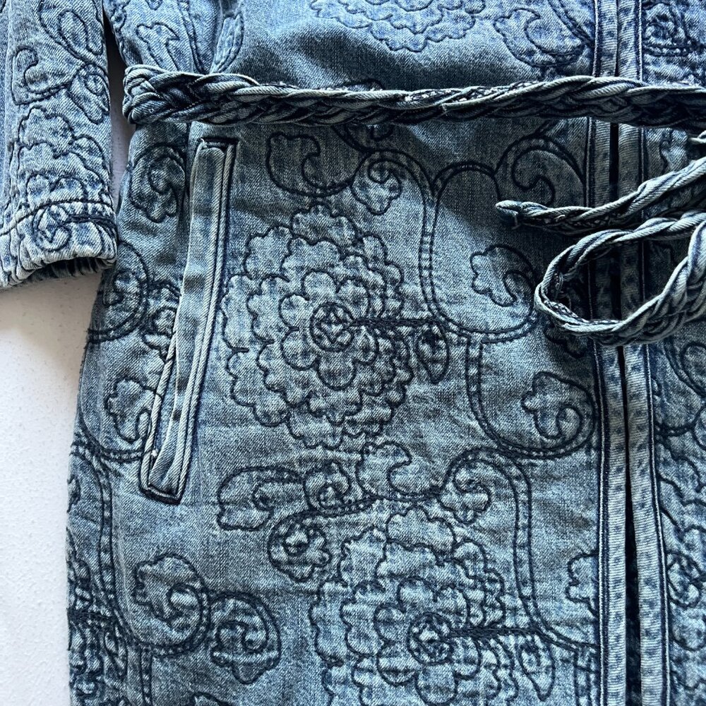 Lucky Brand Floral Quilted Kimono - Picture 7 of 10